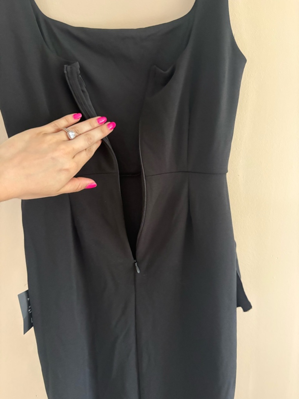 Lulus Immaculate Excellence Black Sleeveless Ruffled Tulip Maxi Dress Size Small - Picture 7 of 10